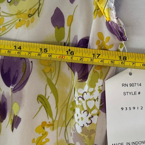 J.B.S. Purple and Yellow Midi Pencil Dress Resort Wear - Picture 6 of 16